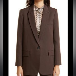 LIKE NEW NILI LOTAN Diane Wool Blazer Size 2